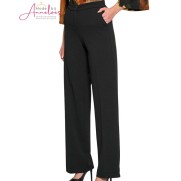 Batida Pantalon2151 knoop rits Zwart Batida Pantalon2151 knoop rits Zwart