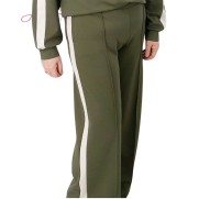 W Batida Broek 2268 bies punta Kaki ecru