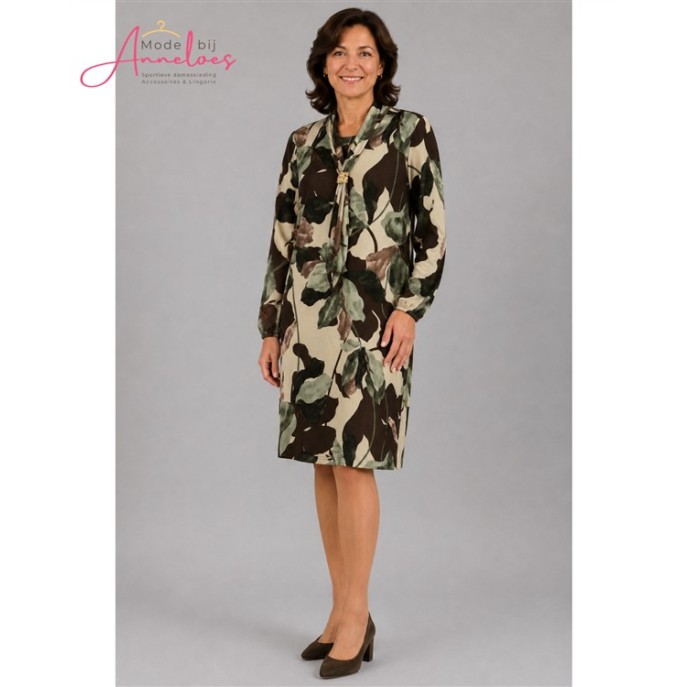 Batida Jurk sjaaltje 2647 Flora print Batida Jurk sjaaltje 2647 Flora print