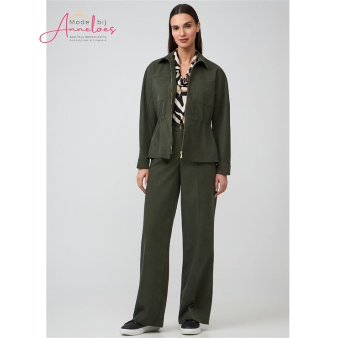 Batida Jasje rits taillekoord 2580 Khaki Batida Jasje rits taillekoord 2580 Khaki