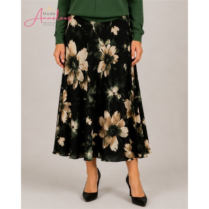 Batida Rok Bloemenprint 2604 Forest print