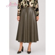 Batida Rok Kunstleer 2690 Khaki