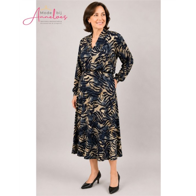 Batida Rok dierenprint 2603 Midnight blue Batida Rok dierenprint 2603 Midnight blue