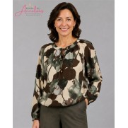 Batida blouson shirt 2620 Flora Print Batida blouson shirt 2620 Flora Print
