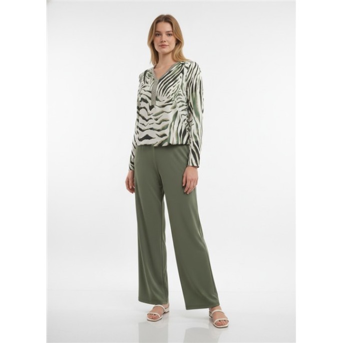 Batida Broek wijd 2469 Khaki