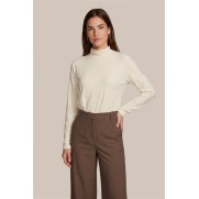 Cs The Label Top Turtle 26NFC05 borduring opdruk - Wool White
