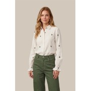 CS the Label Blouse Lancy Off white olive CS the Label Blouse Lancy Off white olive