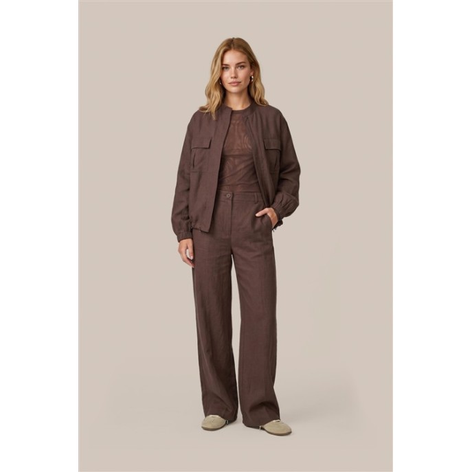 CS The Label Broek Pernilla Mocha Brown CS The Label Broek Pernilla Mocha Brown