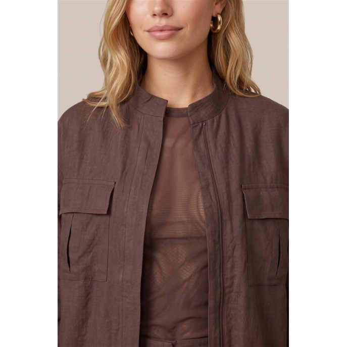 CS the Label Blouse Jinora Mocha Brown CS the Label Blouse Jinora Mocha Brown