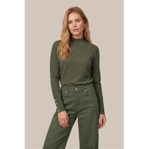 CS the Label Pullover Ambra 26NMC05 Dark Olive CS the Label Pullover Ambra 26NMC05 Dark Olive