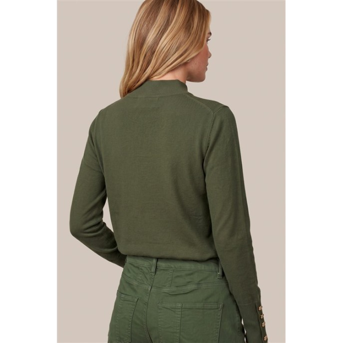 CS the Label Pullover Ambra 26NMC05 Dark Olive CS the Label Pullover Ambra 26NMC05 Dark Olive