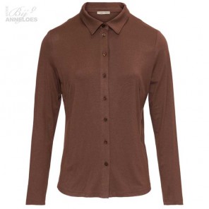 S shirt blouse uni - Toffee