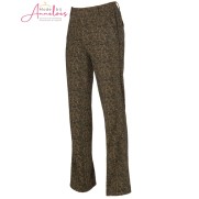 Dreamstar Broek Lukus fancy jaqcuard Camel Zwart