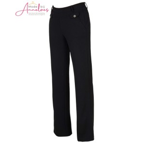 Dreamstar Broek 219 Xandra scuba crepe Zwart