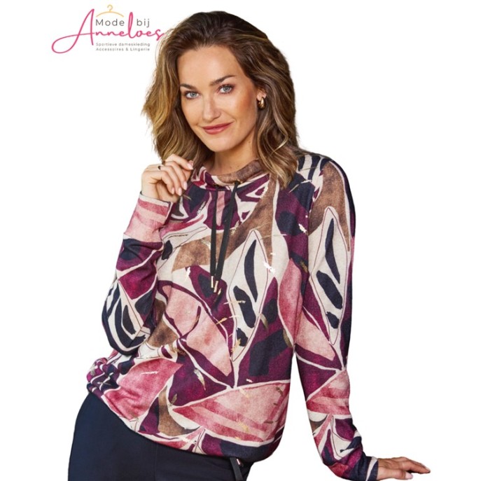 Dreamstar Pullover Edwina Col Burgundy mix