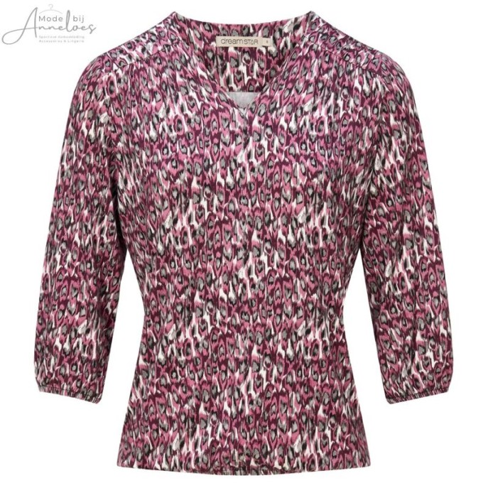 T-shirt veegje - Fuchsia