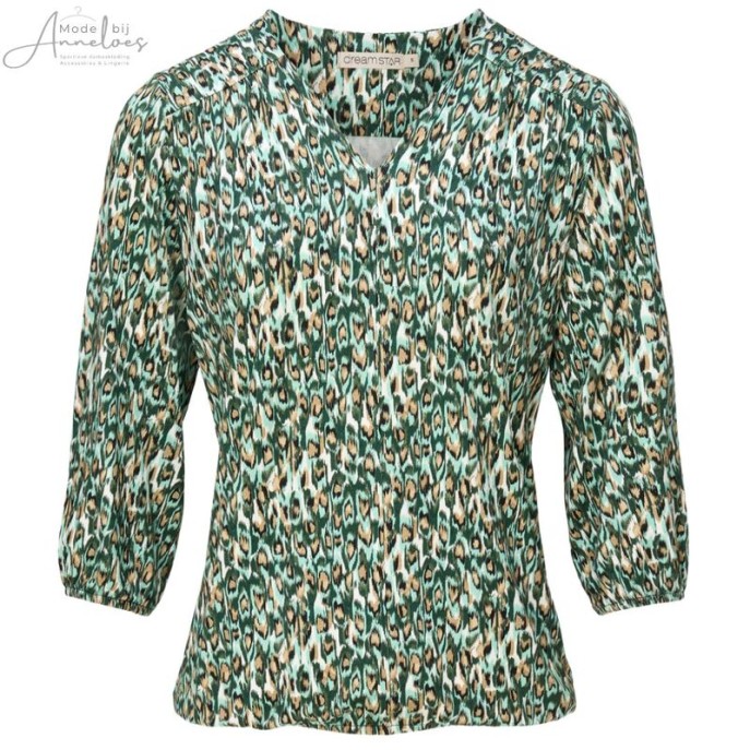 Dreamstar T-shirt Jeanny veegje Forest