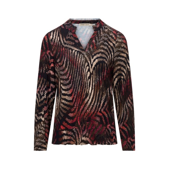 Dreamstar blouson shirt Jetta Burgundy mix