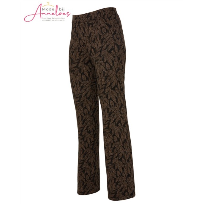 Dreamstar Broek 103 Pontel Leaf Bruin Zwart Dreamstar Broek 103 Pontel Leaf Bruin Zwart