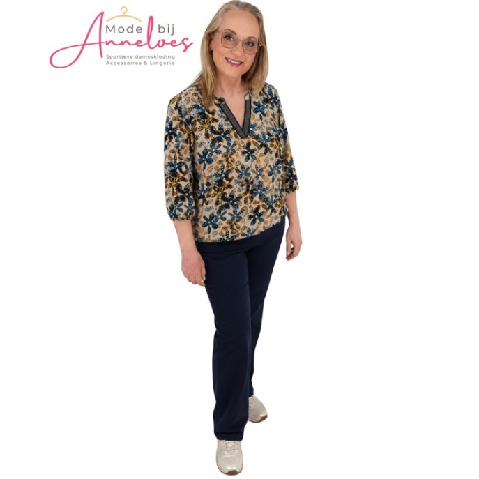 Dreamstar blouse 105 Cemily Indigo mix Dreamstar blouse 105 Cemily Indigo mix
