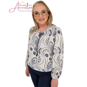 Dreamstar blouse 106 Cleo Indigo Ivoor Dreamstar blouse 106 Cleo Indigo Ivoor