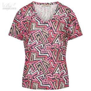 T-shirt graphic stru - Pink mix