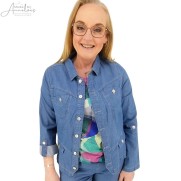 S Dreamstar Jeans jasje Wacy Blue Denim
