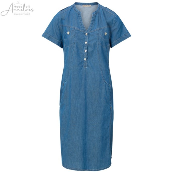 Dreamstar Jurk Rory tencel KM Blue Denim