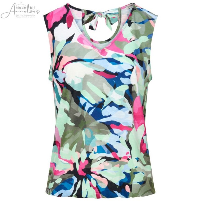 Dreamstar top Bora vhals strik Multicolor