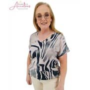 Z Dreamstar top Lorrie flow print - Jade mix Z Dreamstar top Lorrie flow print - Jade mix