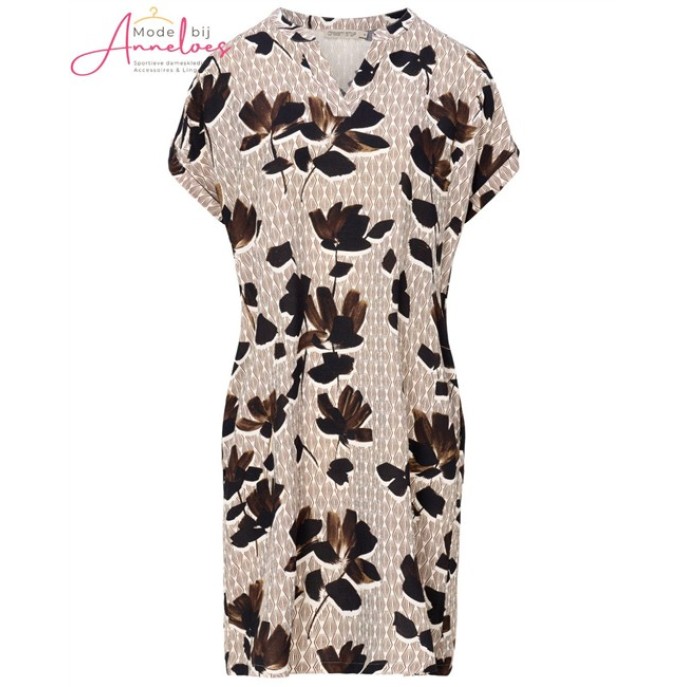 Dreamstar Jurk 227 Lizzy bloem Bruin mix