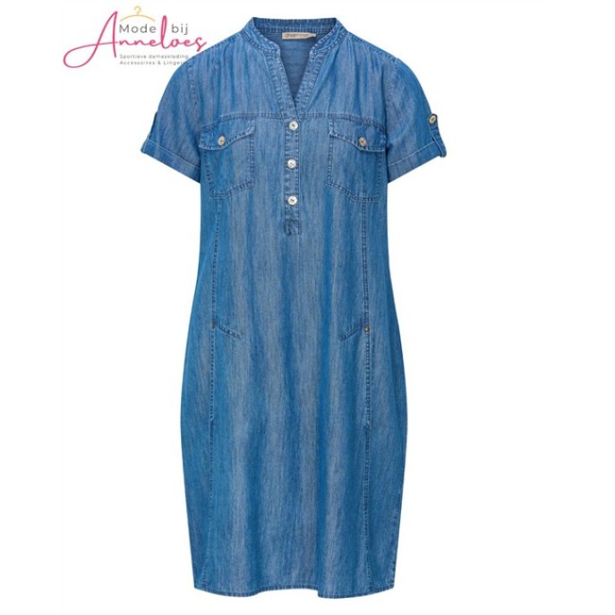Dreamstar 221 Jurk Darcial lyocell blue denim 