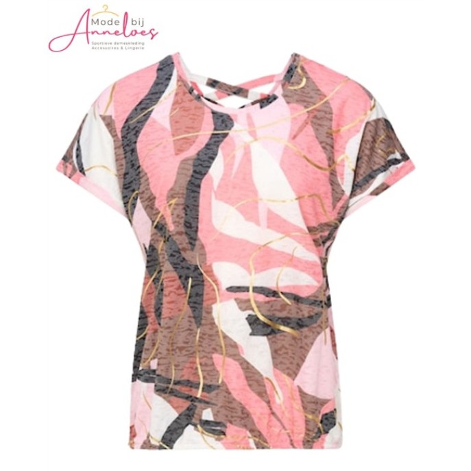 Dreamstar T-shirt 320 Wupper leave bruin koraal