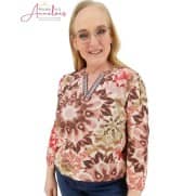 Dreamstar Blouse 108 Cemily mandala Pink mix Dreamstar Blouse 108 Cemily mandala Pink mix