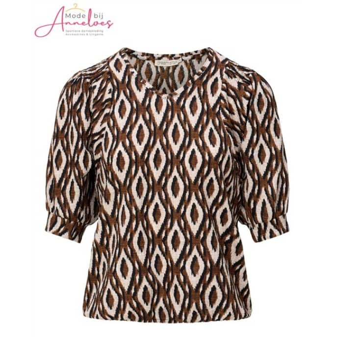 Dreamstar Shirt Imagine crincle 209 Bruin ivoor Dreamstar Shirt Imagine crincle 209 Bruin ivoor