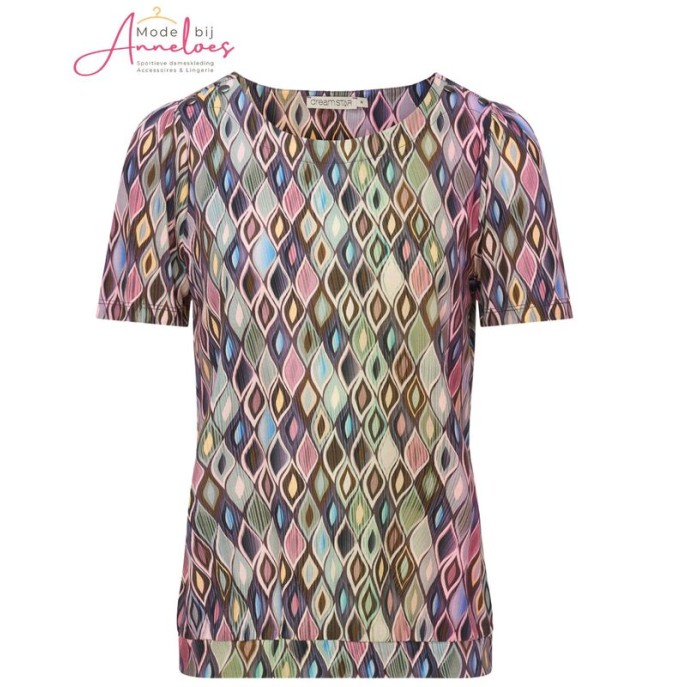 Dreamstar Shirt druppels Waikiki multicolor