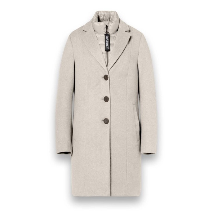 District Outerwear Winter mantel Sit Up Zand