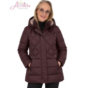 District winterjas Macaron LM11310 Dark Burgundy District winterjas Macaron LM11310 Dark Burgundy
