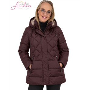 District winterjas Macaron LM11310 Dark Burgundy