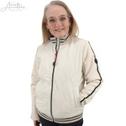 District Zomerjas bomber - Off white zwart