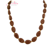 Sweet7 Korte Ketting 101233080 licht bruin Sweet7 Korte Ketting 101233080 licht bruin