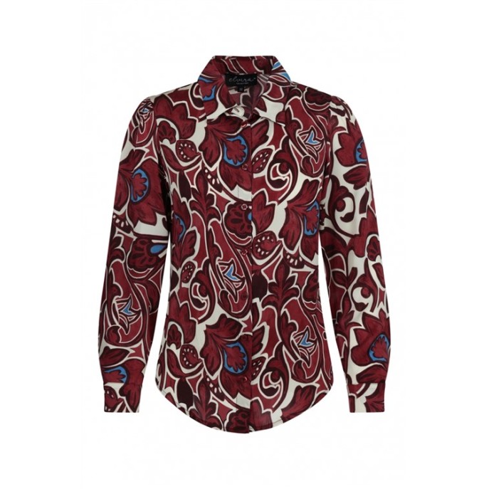 Elvira Blouse June Burgundy