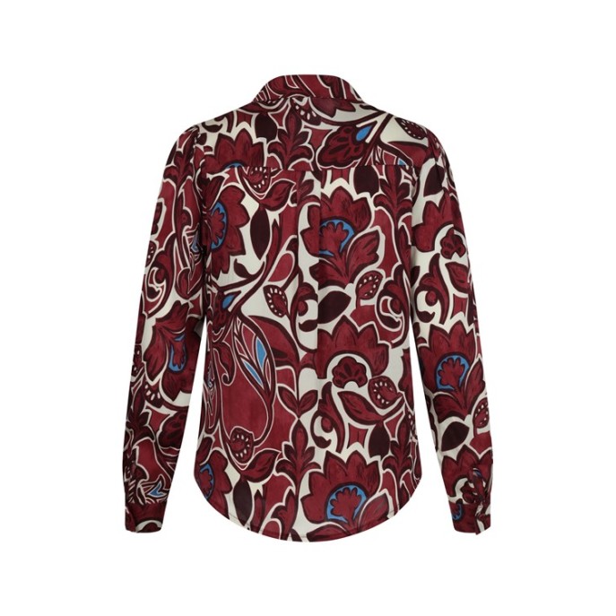 Elvira Blouse June Burgundy