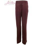 S Elvira Broek Rosalie satijn glans Plum S Elvira Broek Rosalie satijn glans Plum