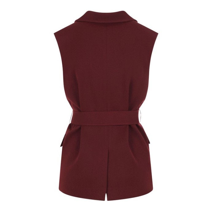 Elvira Gilet Beau Burgundy
