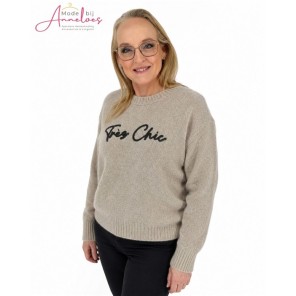 Elvira Pullover Skylar 26-051 - Sand Elvira Pullover Skylar 26-051 - Sand