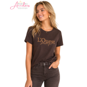 Elvira T-shirt LQuest KM Dark coffee