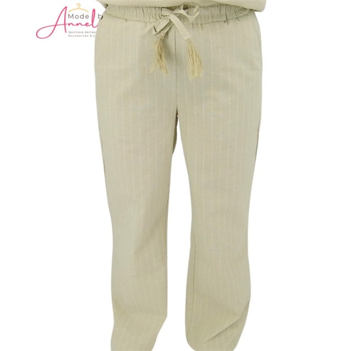 Elvira broek Jessie 26-024 streep Sage