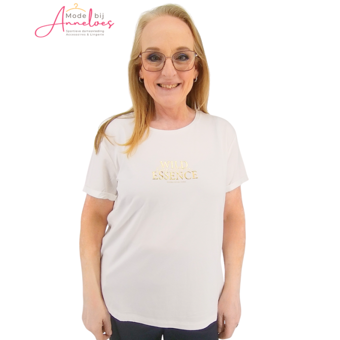 Elvira T-shirt Wild Essence 26-065 Off white