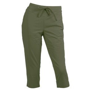 Broek capri travel - Army groen